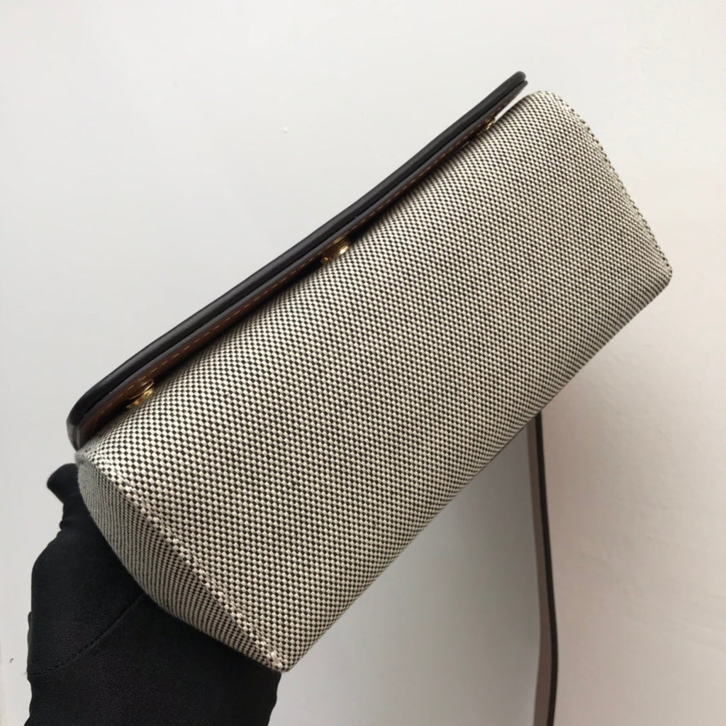 B-Berry - BB  Horseferry Print Cotton Canvas Small Crossbody Bag For Women, Bags 7.1in/18LO 80398691