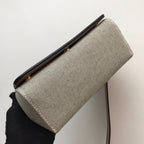 B-Berry - BB  Horseferry Print Cotton Canvas Small Crossbody Bag For Women, Bags 7.1in/18LO 80398691