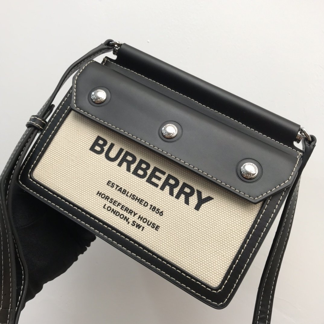 B-Berry - BB  Mini Horseferry Print Title Bag With Pocket Detail For Women, Bags 7.5in/19LO