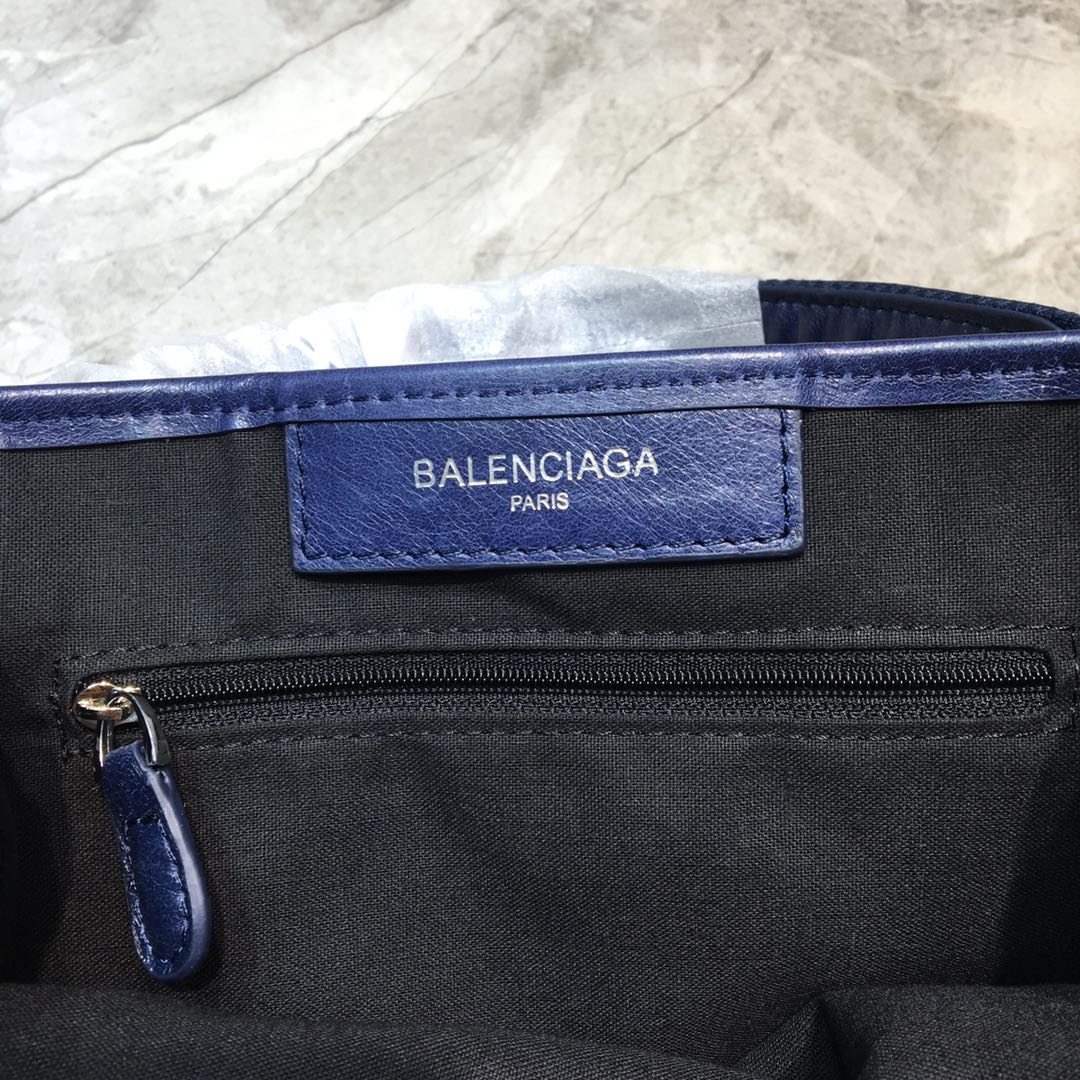 BLN-Ciaga Navy XS Tote Bag In Blue, For Women,  Bags 12.6in/32LO