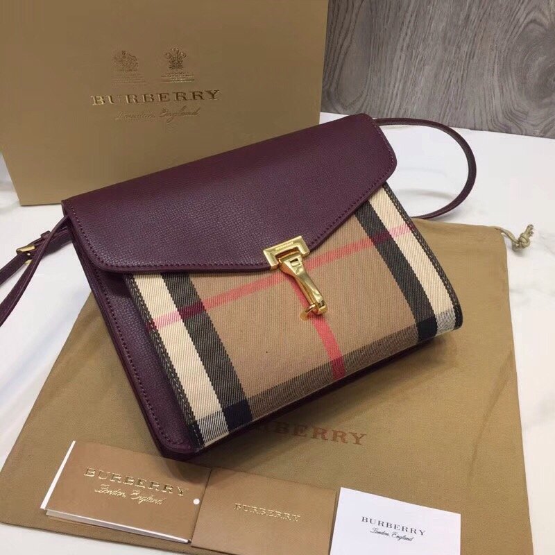 B-Berry - BB  Small  Check And Crossbody Bag Purple For Women, Bags 9in/24LO