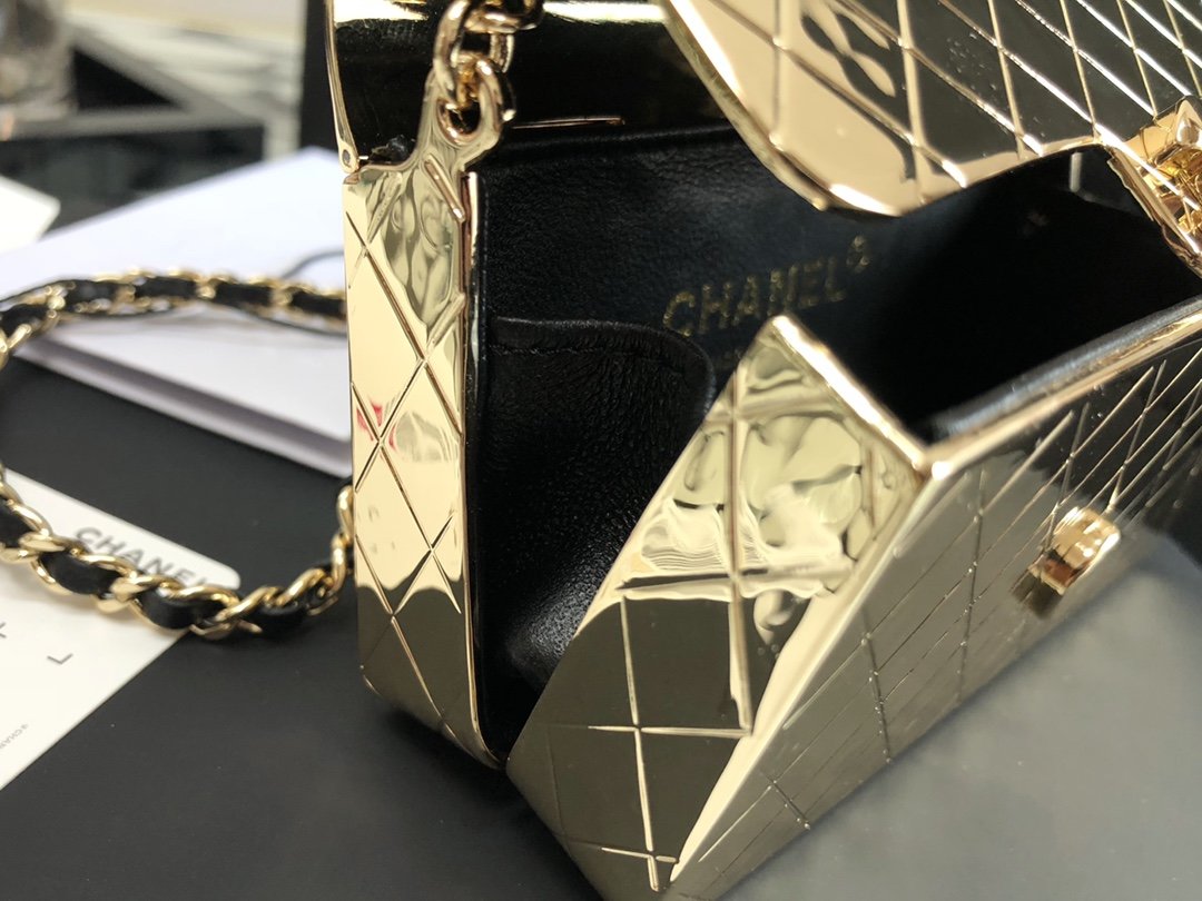 CHL -  Evening Flap Small Gold Bag For Women 12LO/4.5in