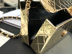 CHL -  Evening Flap Small Gold Bag For Women 12LO/4.5in
