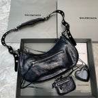 BLN-Ciaga Le Cagole XS Shoulder Bag In Black, For Women,  Bags 13in/33LO