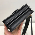 B-Berry - BB  Small Bridle House Check And Buckle Crossbody Black For Women, Bags 7.8in/20LO