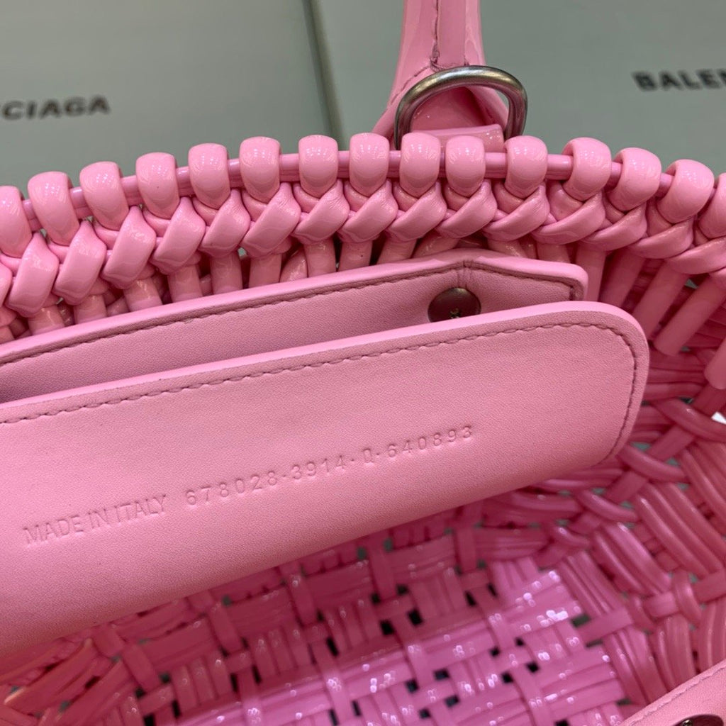 BLN-Ciaga Bistro XS Basket With Strap In Pink, For Women,  Bags 16.1in/41LO