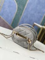 CHL - Vanity Case Gold Hardware Grey For Women Handbags, Shoulder Bags 9.4in/24LO 