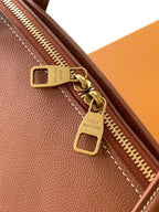 LV Low Key Duffle Tote Brown Calfskin