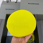 BLN-Ciaga Le Cagole Medium Bucket Bag In Yellow, For Women,  Bags 11.8in/30LO