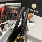 CHL - Medallion Tote Gold Hardware Caviar Black For Women Handbags, Shoulder Bags 15.6in/32LO