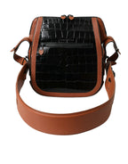 Blnciaga Elegant Crocodile Leather Crossbody Women's Bag