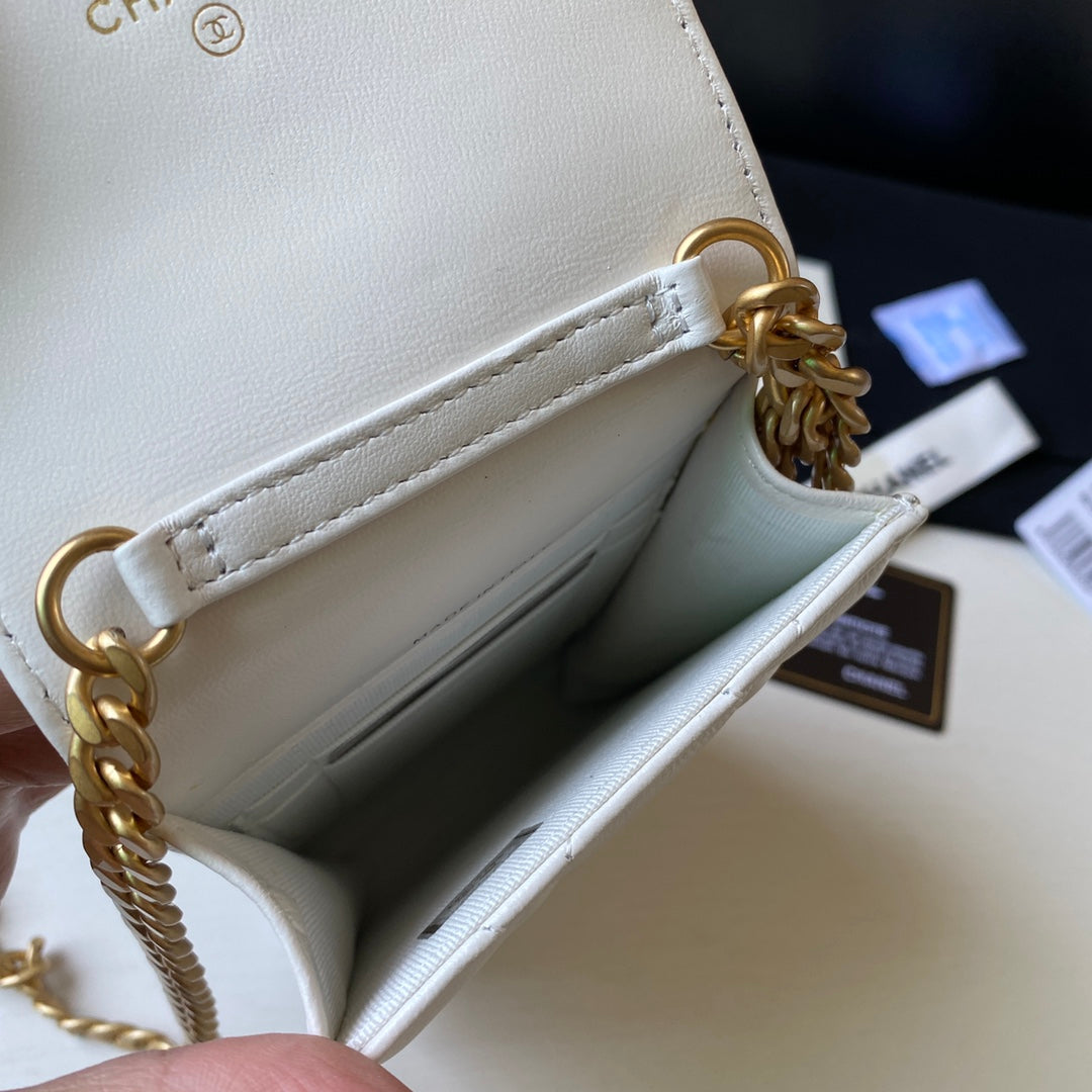 CHL - Phone Holder White Bag For Women 15LO/6in