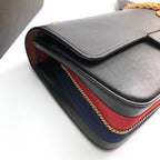 CHL - Maroon Medallion Nude Reissue 2.55 Classic 225 Flap Black Bag For Women 24LO/9.4in