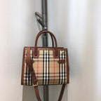 B-Berry - BB  Mini  Check Two-handle Title Bag Archive Beige For Women, Bags 10.2in/26LO 80252671