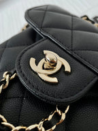 CHL - Medium BackPack Bag Black For Women Bags 9.8in/25LO