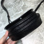 BLN-Ciaga Leader Soft Round Cross Bag In Black, For Women,  Bags 6.3in/16LO