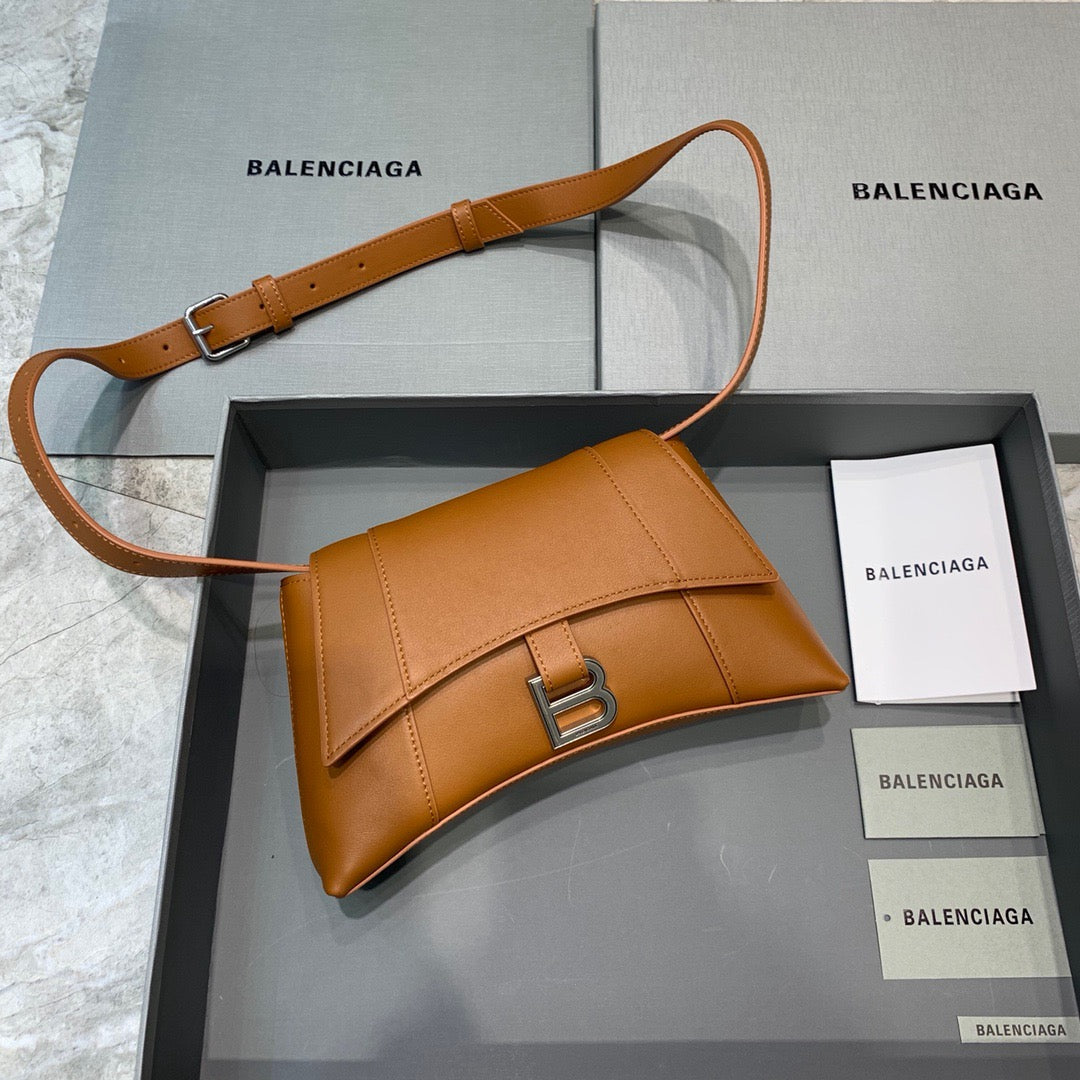 BLN-Ciaga Downtown XS Shoulder Bag In Brown, For Women,  Bags 10in/25LO