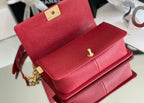 CHL - Medium Boy Handbag Red For Women 9.8in/25LO A67086