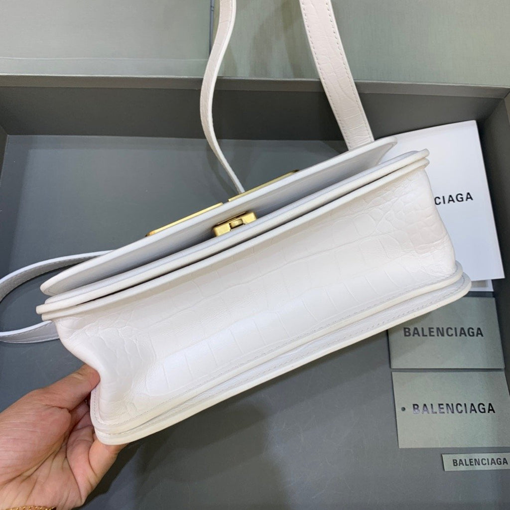 BLN-Ciaga Gossip Small Shoulder Bag White, For Women,  Bags 9.1in/23LO