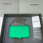BLN-Ciaga Bondage Wallet With Chain Green, For Women,  Bags 8in/20LO
