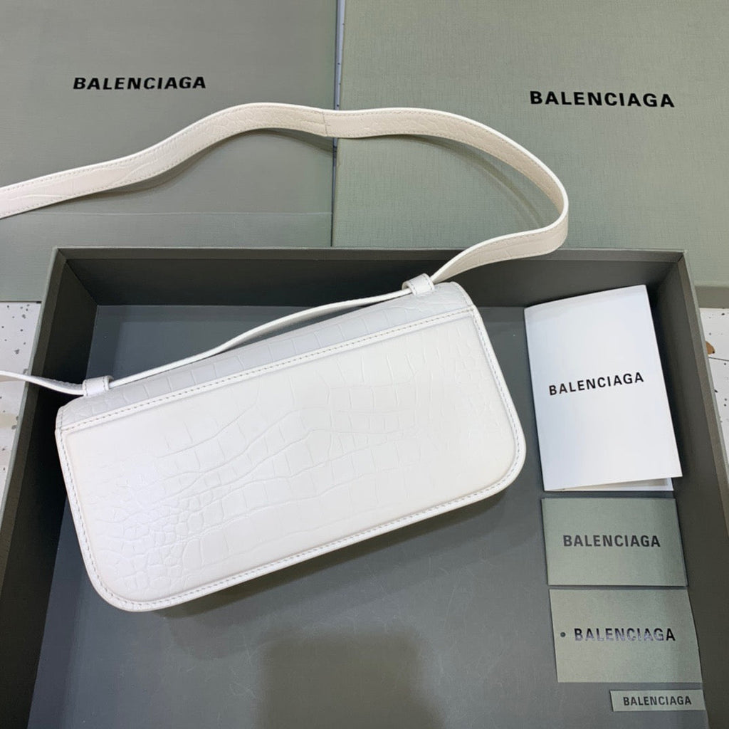 BLN-Ciaga Gossip Small Shoulder Bag White, For Women,  Bags 9.1in/23LO