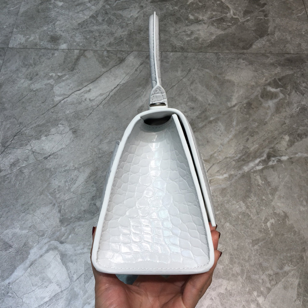 BLN-Ciaga Hourglass Small Handbag In White, For Women,  Bags 9in/23LO 5935461LR6Y9016