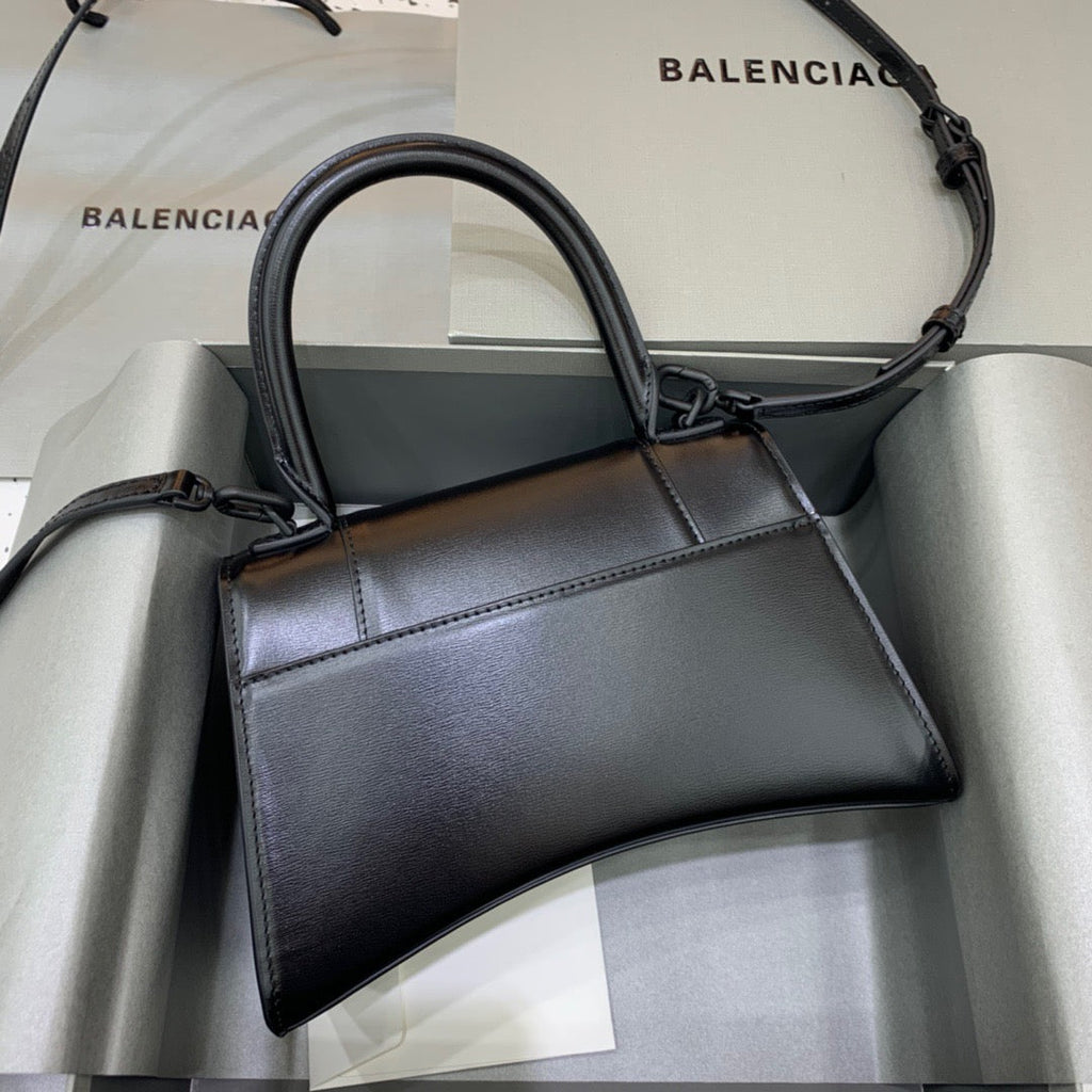 BLN-Ciaga Hourglass Small Handbag In Black, For Women,  Bags 9in/23LO