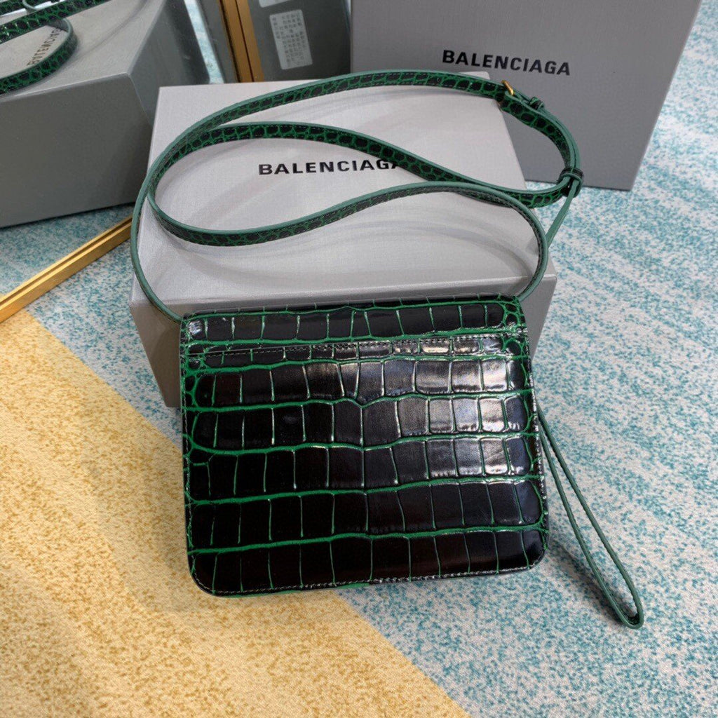 BLN-Ciaga Bolso Bandolera B In Dark Green, For Women,  Bags 7in/18LO