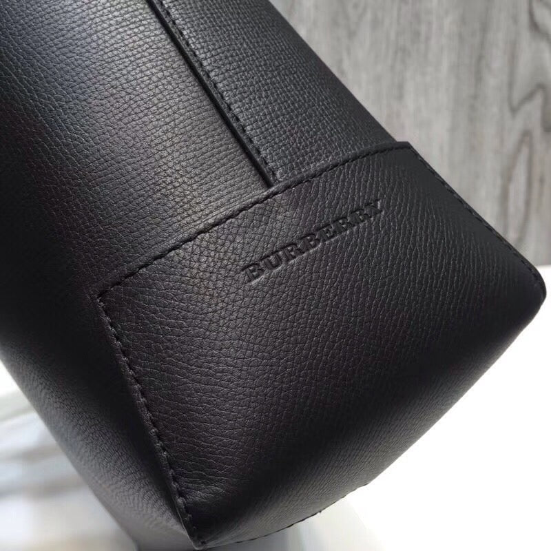 B-Berry - BB  Small Embossed Crest Tote Black For Women, Bags 13.8in/35LO