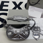 BLN-Ciaga Le Cagole XS Shoulder Bag In Grey, For Women,  Bags 10.2in/26LO