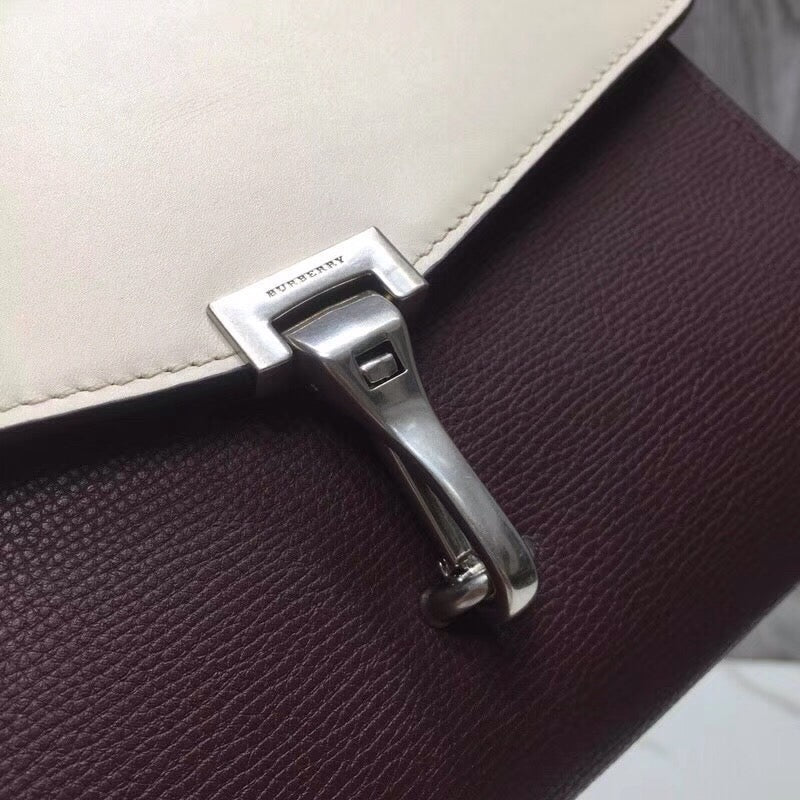 B-Berry - BB  Small Macken Colorblock Crossbody Brown/White Bag For Women, Bags 9.5in/24LO