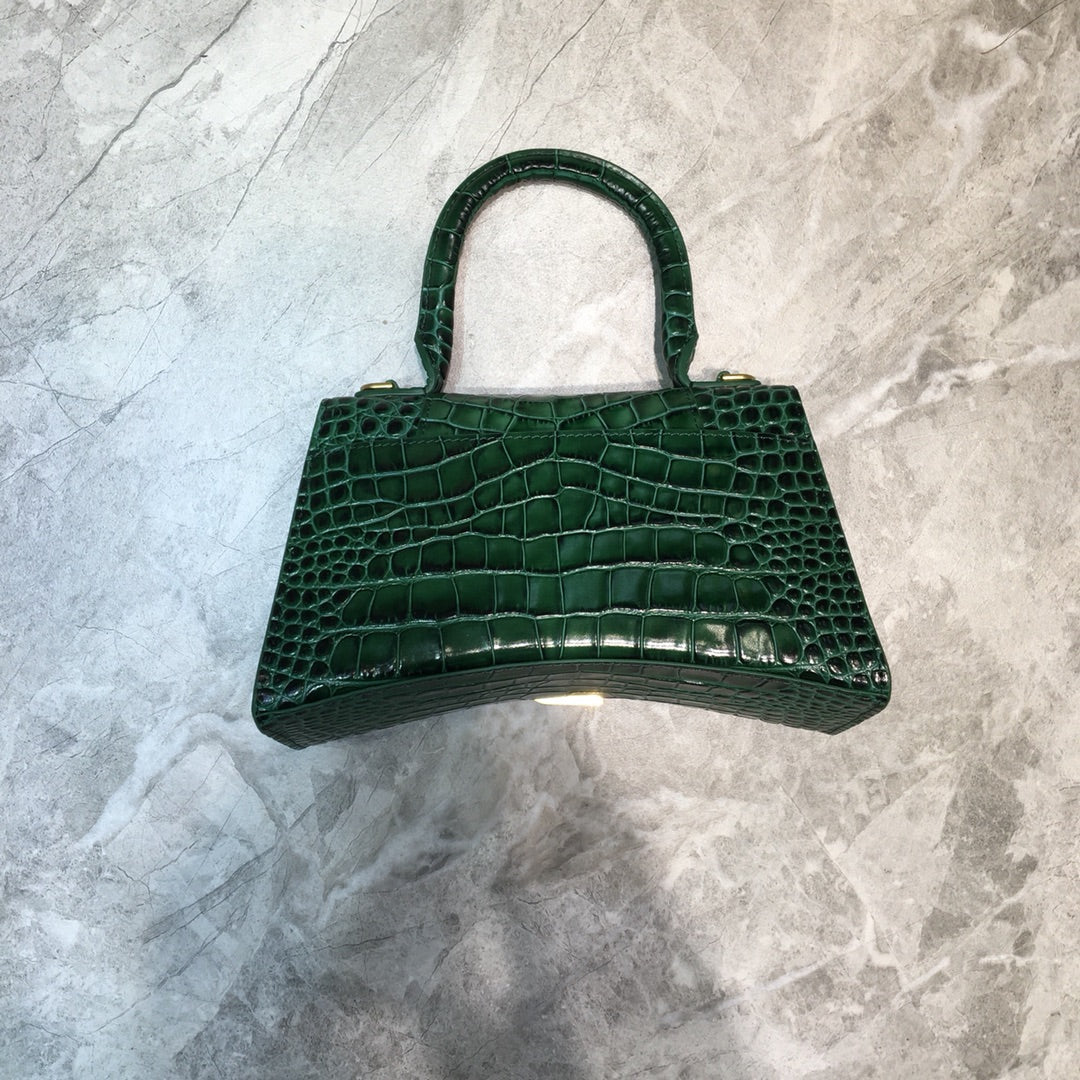 BLN-Ciaga Hourglass Small Handbag In Dark Green, For Women,  Bags 9in/23LO 5935461LRGM3011