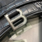 BLN-Ciaga Hourglass XS Handbag In Dark Grey, For Women,  Bags 7.4in/19LO 5935461LR6Y1309