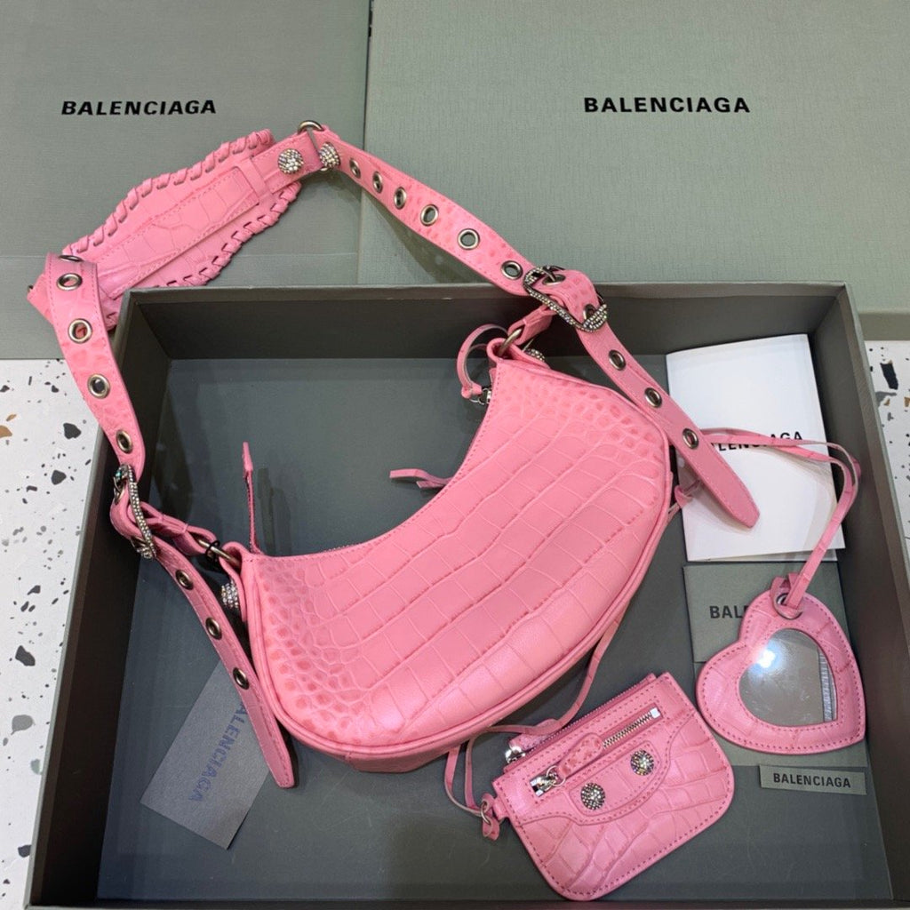 BLN-Ciaga Le Cagole XS Shoulder Bag In Pink, For Women,  Bags 10.2in/26LO