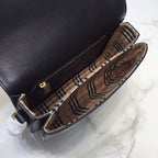 B-Berry - BB  Smooth LiNike Shoulder Bag Black For Women, Bags 9.1in/23LO