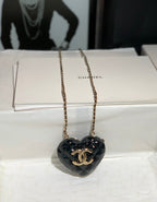 CHL - Long Necklace Bag Black For Women Bags 3in/7.6LO