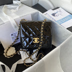 CHL - Mini Flap Bag Light Black For Women Bags 6.7in/17LO AS3648 B09577 94305