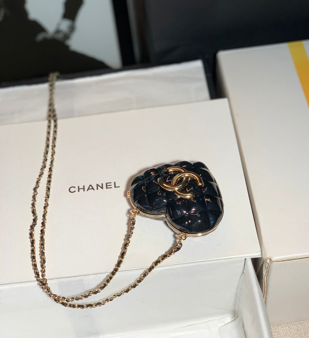 CHL - Long Necklace Bag Black For Women Bags 3in/7.6LO