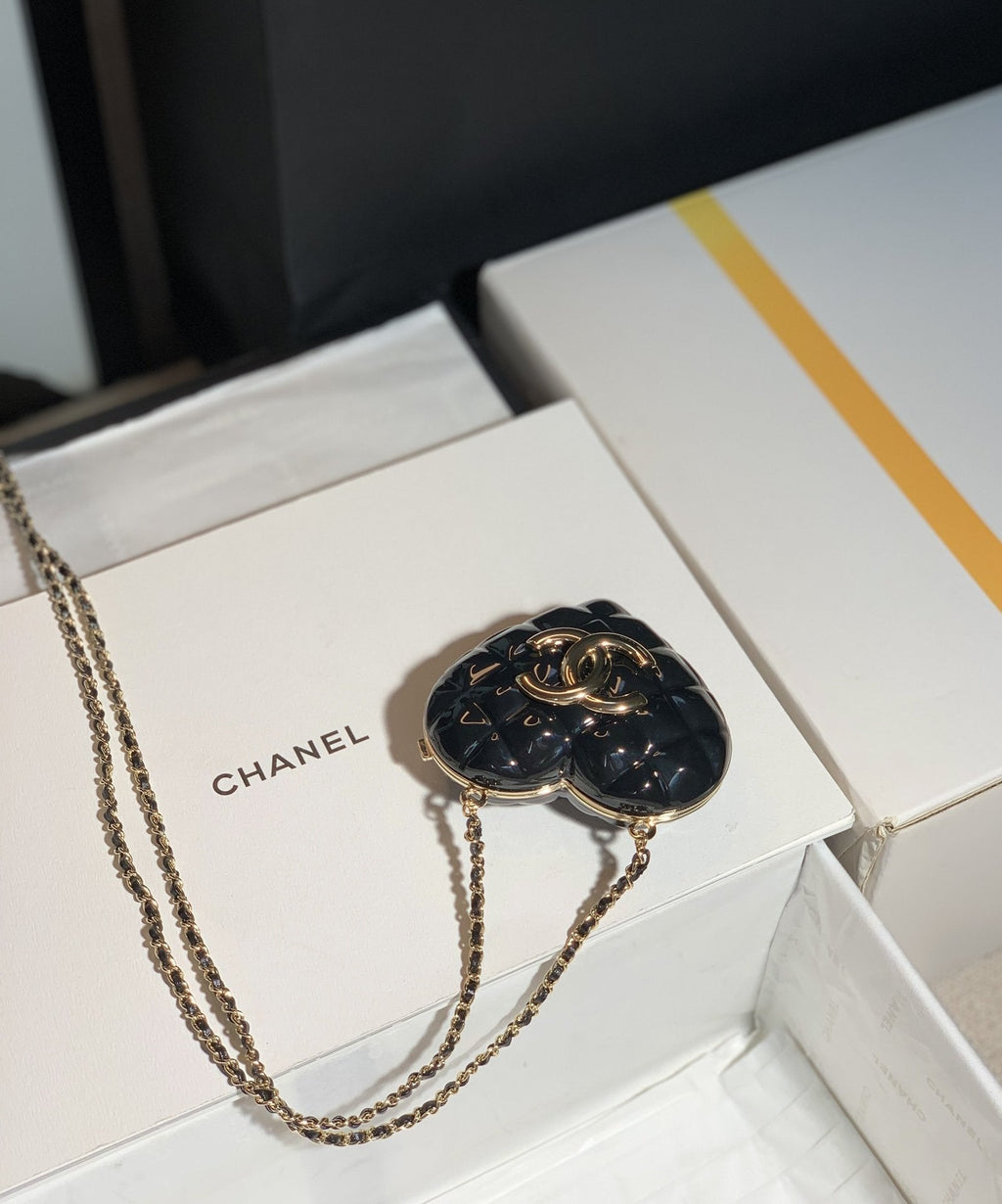 CHL - Long Necklace Bag Black For Women Bags 3in/7.6LO