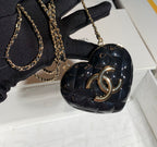 CHL - Long Necklace Bag Black For Women Bags 3in/7.6LO