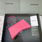 BLN-Ciaga Hourglass Wallet On Chain in Pink, For Women,  Bags 9in/23LO