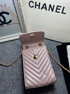 CHL -  Chevron Trendy CHL -  Phone Light Purple Bag For Women 18LO/7in