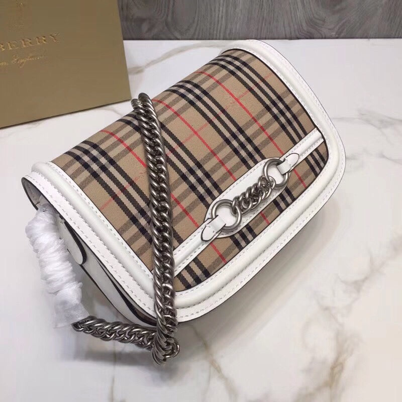 B-Berry - BB  1983 Check LiNike Bag White For Women, Bags 9in/23LO