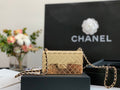 CHL -  Evening Flap Small Gold Bag For Women 12LO/4.5in