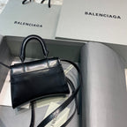 BLN-Ciaga Hourglass Mini Handbag In Black, For Women,  Bags 4.7in/12LO