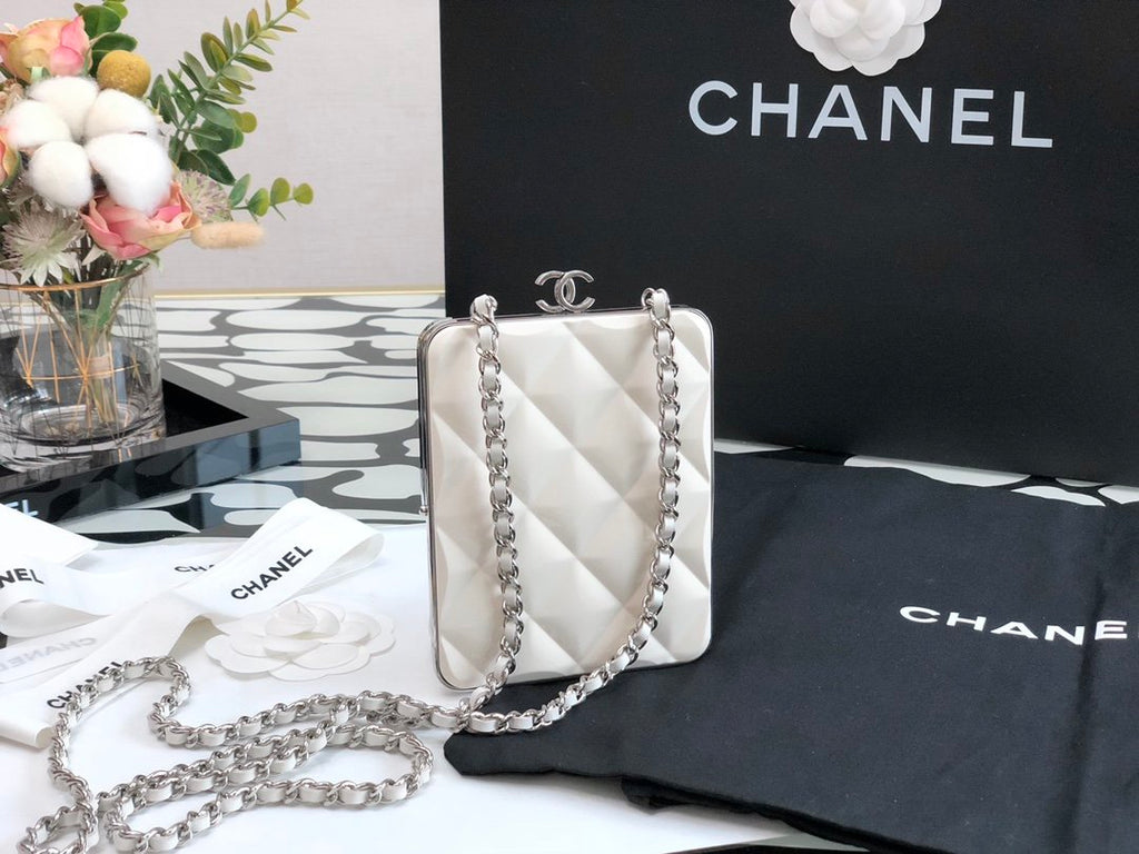 CHL -  Cruise Clutch Crossbaby White Bag For Women 13LO/5in