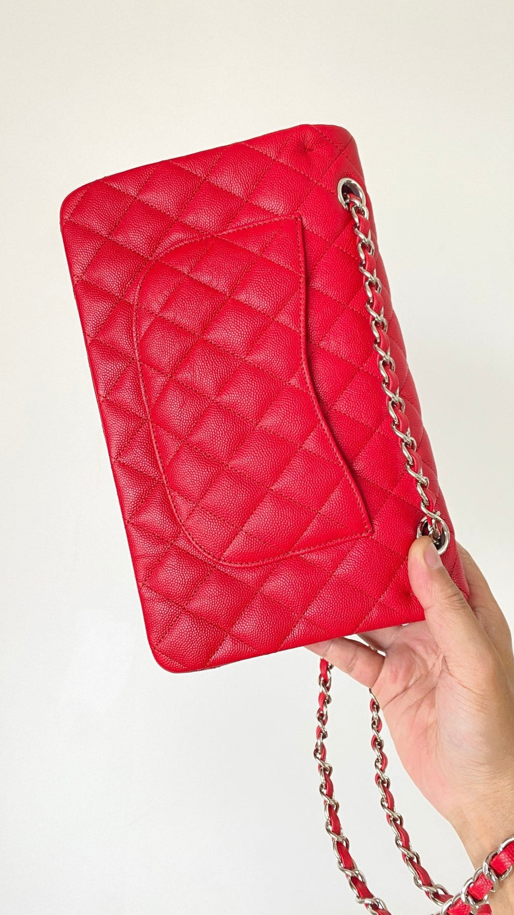 CHL - Small Classic Handbag Red For Women Bags 9.1in/23LO