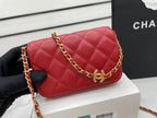 CHL -  Classic Distressed Red For Women Bags 4.7in/12LO