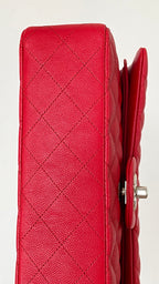 CHL - Small Classic Handbag Red For Women Bags 9.1in/23LO