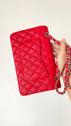 CHL - Small Classic Handbag Red For Women Bags 9.1in/23LO